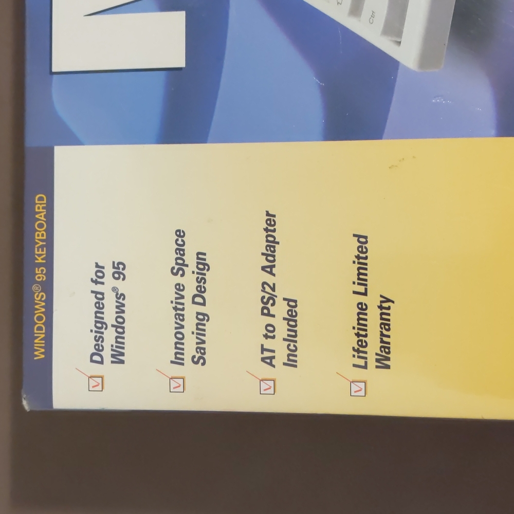 Micro innovations micro 2000 keyboard windows 95 new in package - Picture 2 of 7